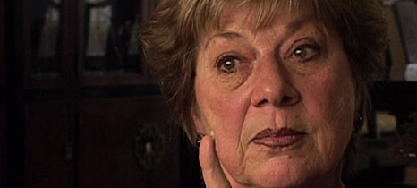 Cookie Pappas being emphatic about her son.