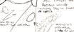 Part of Billy Pappas's 'neck school' notes, showing his admonition to himself: "Don't Overdraw".